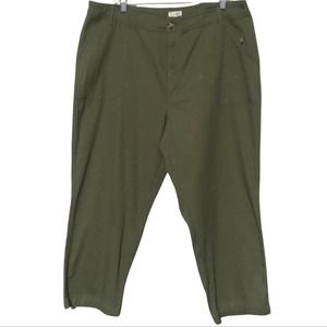 Love Fire Women's Pants Size 16 Green Lightweight Dress Casual Formal New